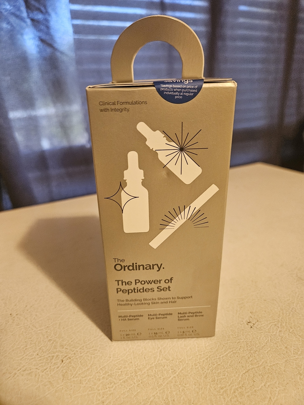 NEW & SEALED The Ordinary The Power of Peptides Set